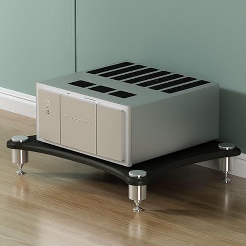 Natural 3-Tier AV Media Stand