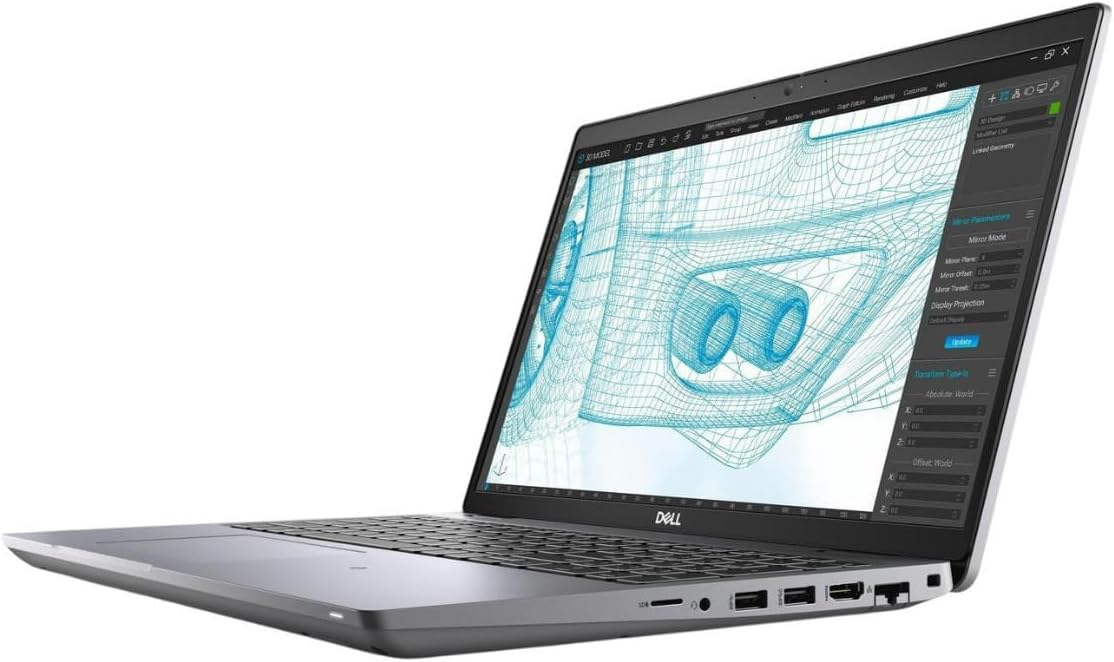 Dell Precision 3561 Workstation 15.6-inch Full HD Display, Intel Core i7-11800H, 32GB RAM, 512GB SSD, Nvidia Quadro T1200, Windows 11 Pro