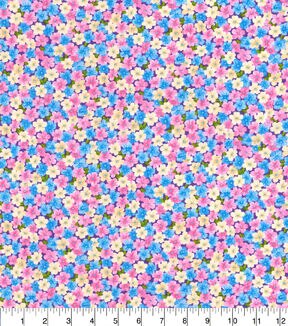 Multicolor Floral Cotton Fabric by Keepsake Calico