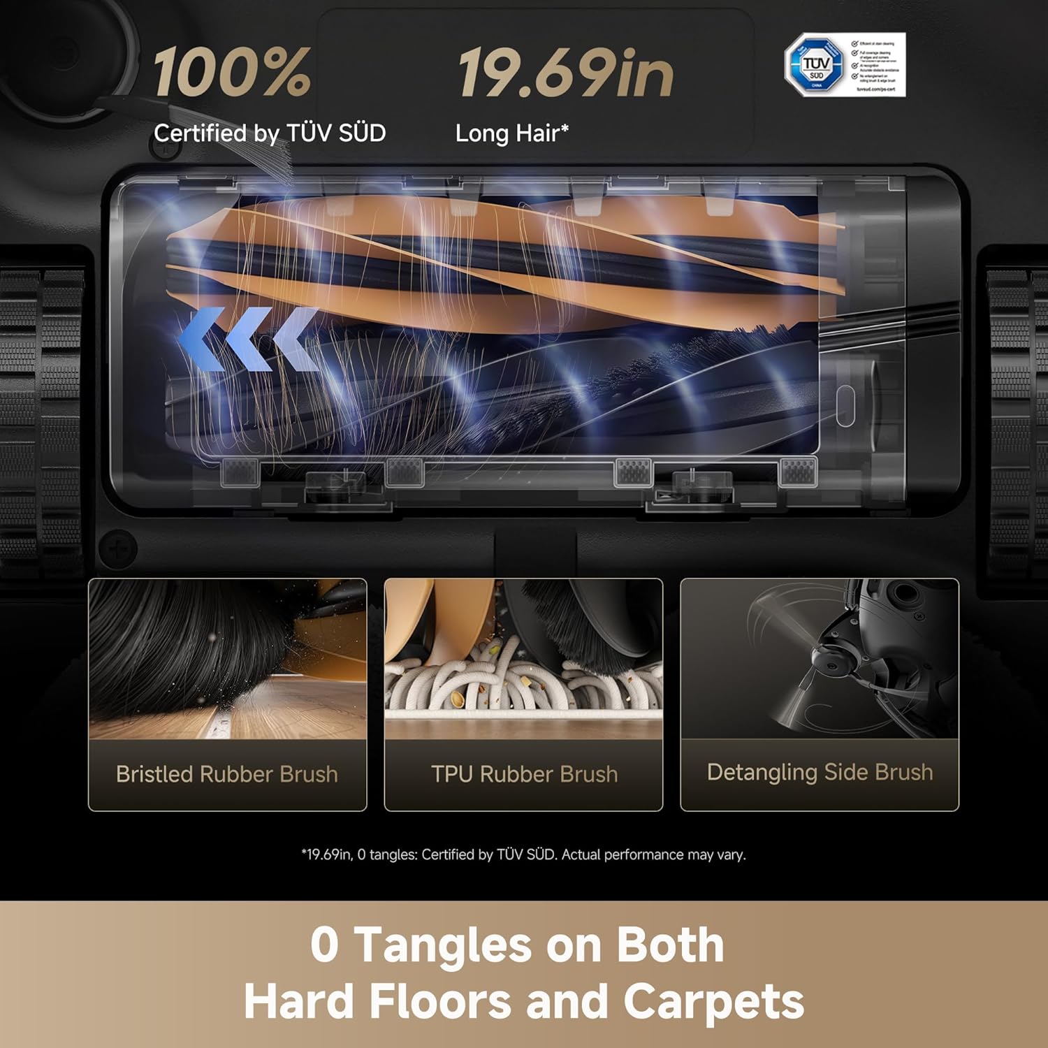 DREAME Matrix10 Ultra Robot Vacuum and Mop, Multi-Mop Switching, 3.14inch Obstacle Clearing, 30,000Pa Suction, Self Empty&Refill, Self-Cleaning, 100% Detangling, 240+ Obstacle Avoidance, Voice Control