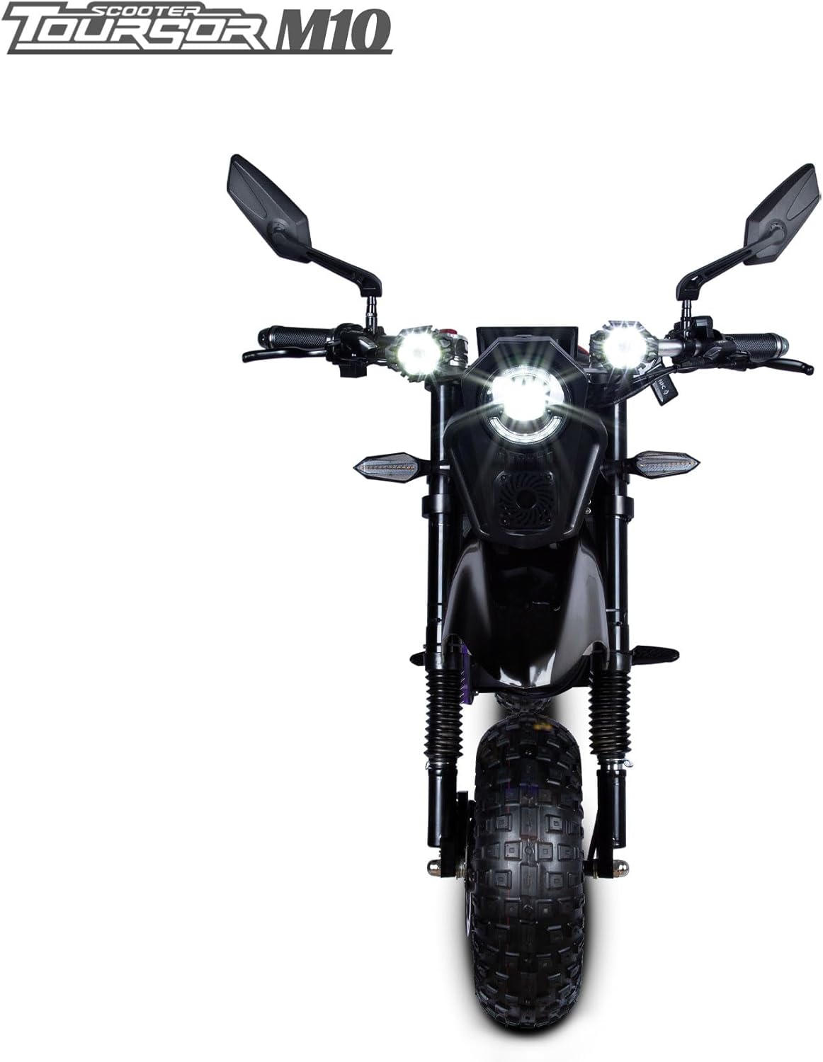 M10 72V Adult Electric Motorcycle - 10,000W Dual-Drive JL Motor, 62 MPH Top Speed, 50A Lithium Battery (Up to 93-Mile Range)
