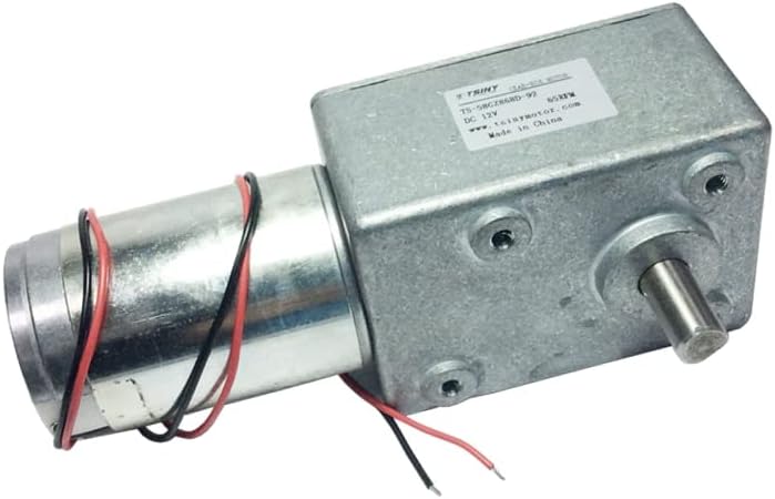 24v 20rpm DC worm gear motors brush DC motor double shaft ,electric motor , - (Speed(RPM): 20rpm, Voltage(V): DC 24V)