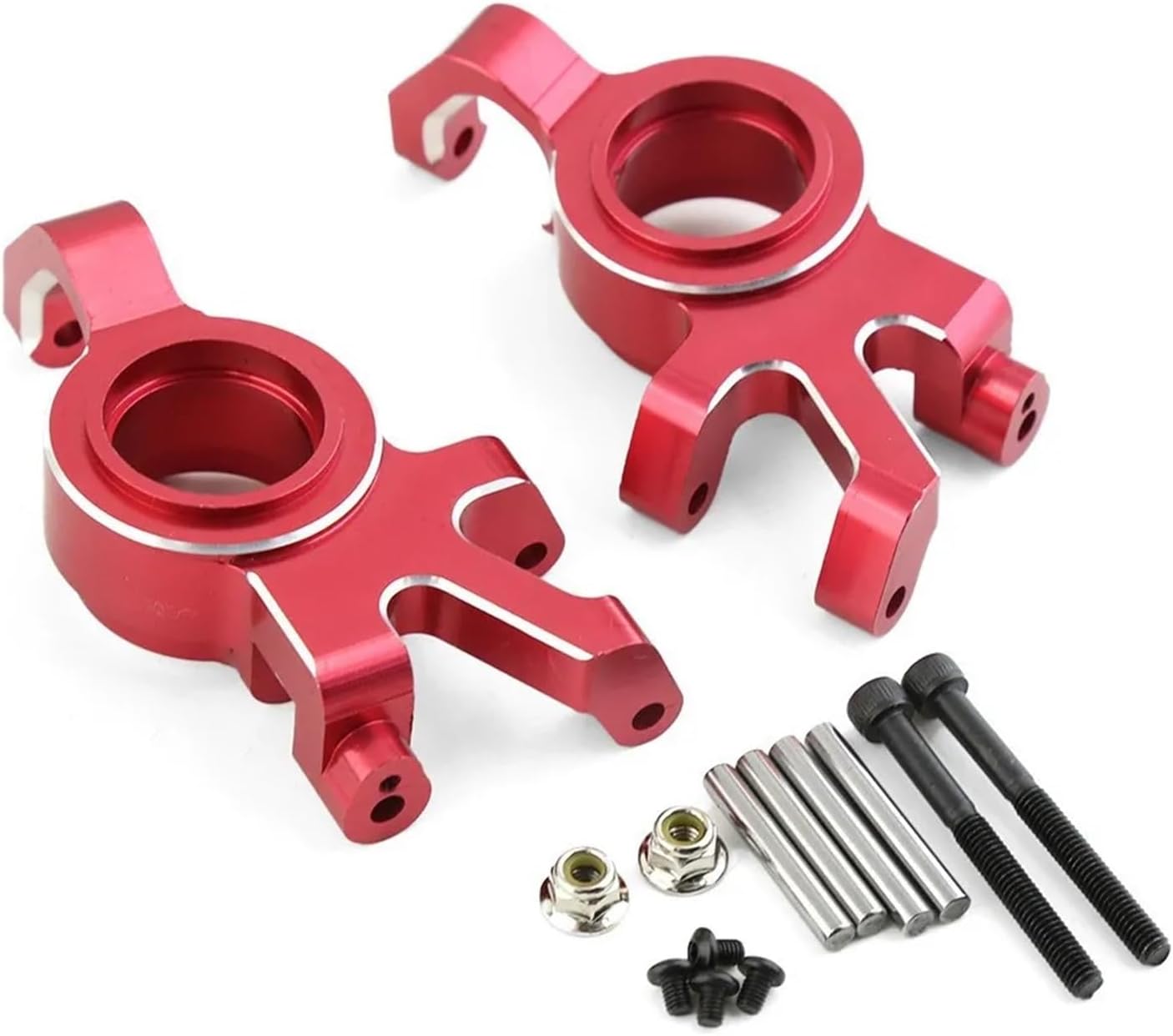 1/5 Aluminum Alloy Front and Rear Swing Arm Block C Steering Cup Upgrade Kit for Tra-xxas for X-MAXX Metal Accessories Parts(1set-Blue)