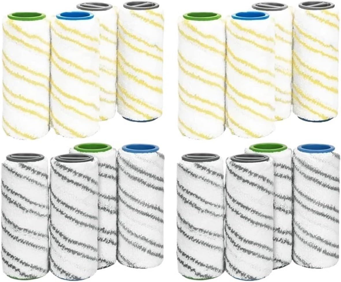 rqhdd Vacuum Attachment Compatible with Karcher FC5 FC7 FC3 FC3D Electric Floor Roller Brush Cleaner Accessories Robot Vacuum Cleaner Replacement Parts(Dark Grey)