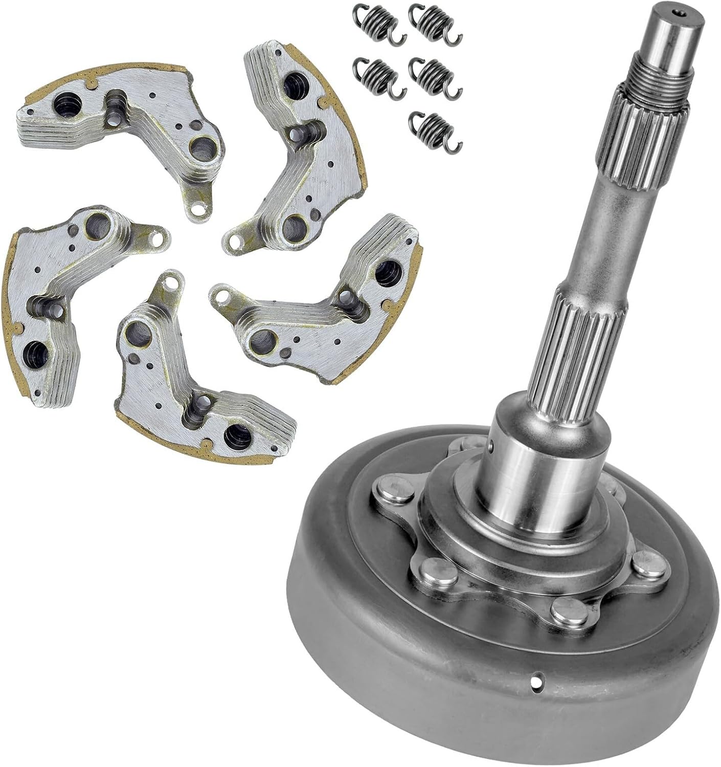 Replacement For 2008-2010 Arctic Cat 1000 Thundercat EFI 4x4 Wet Clutch Bell Shaft w Pads For Mod-C26C-45565