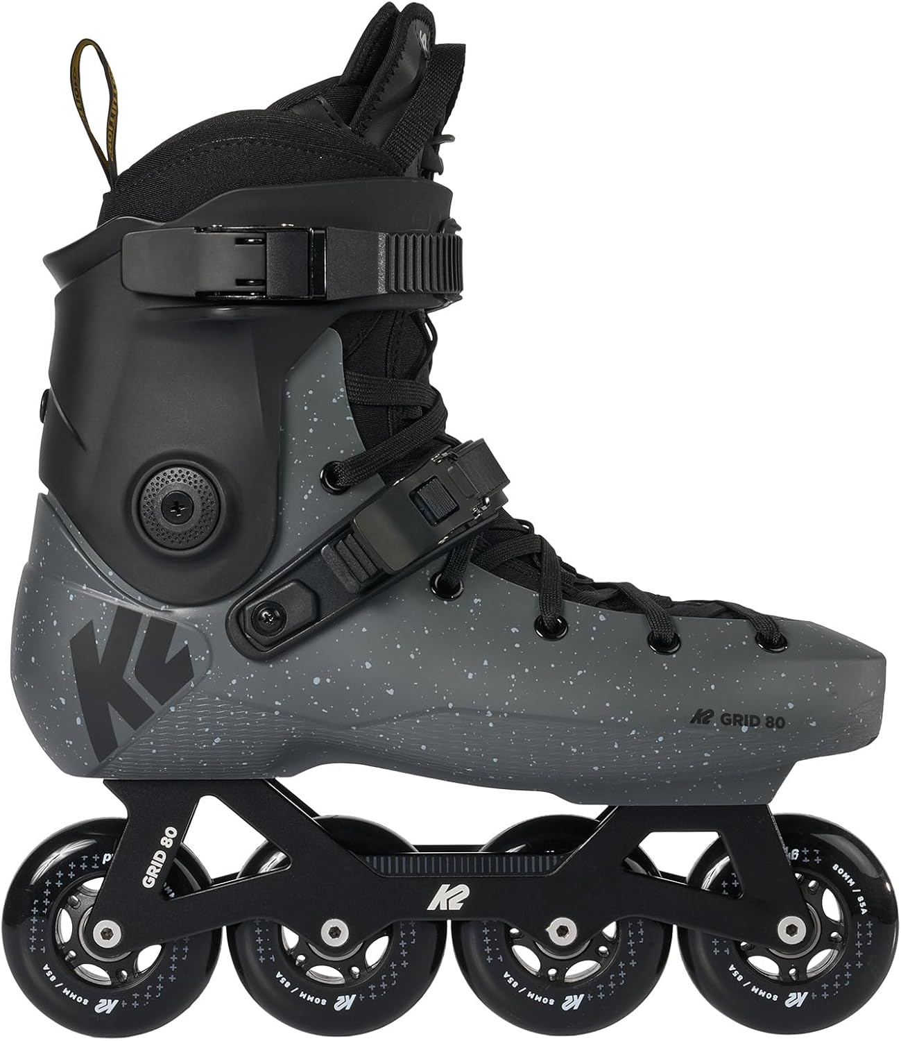 K2 Grid 80 Inline Skates for Men Women Adult, Unisex Urban Street Fitness Roller Skate Blades