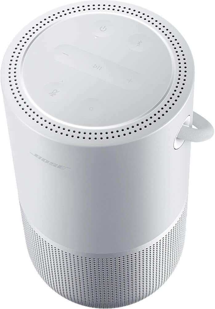 Bose Portable Smart Speaker — Wireless Bluetooth Speaker with Alexa Voice Control Built-in, Silver
