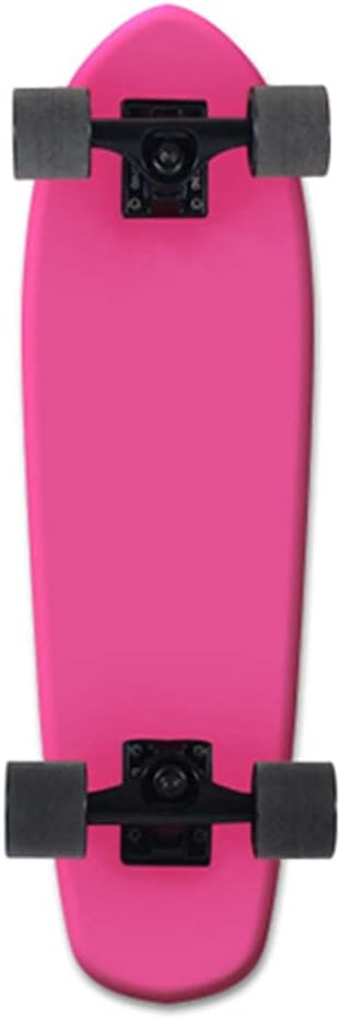 27 Inch Mini Cruiser Skateboard PU Wheels | Complete Retro Skateboards for Kids Boys Girls Youths and Beginners as A Gift Complete Maple Deck Cruiser Skateboard