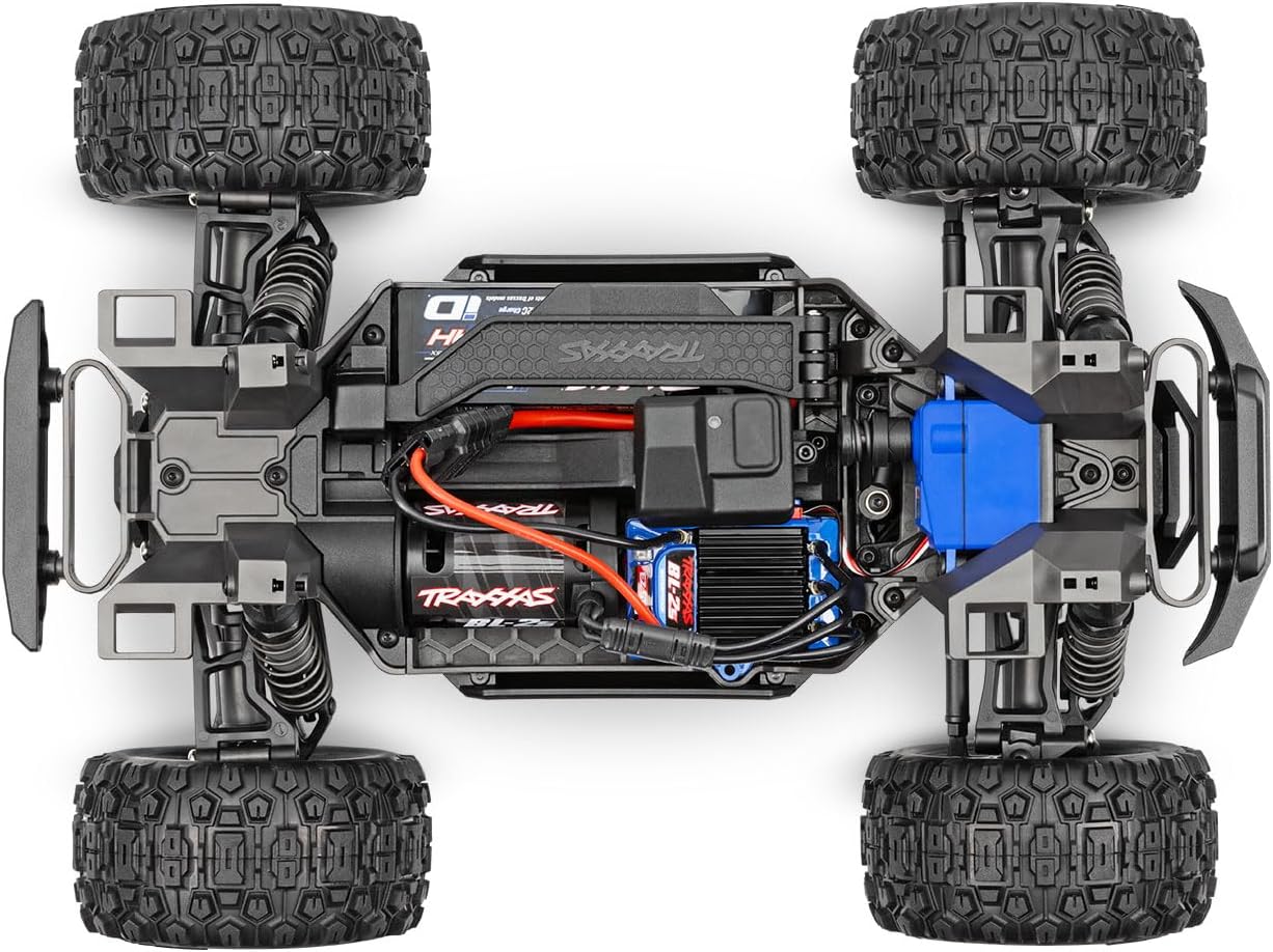 107154-1BLUE Traxxas Mini Maxx BL-2S - Blue