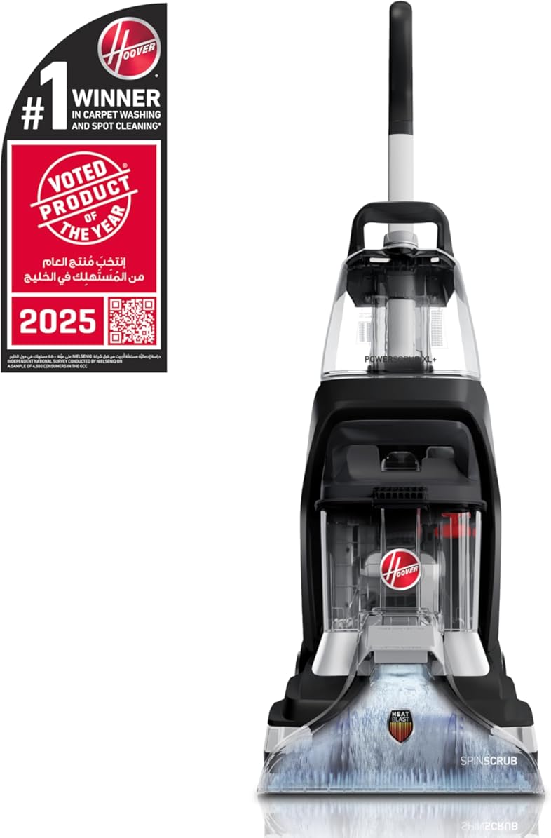 Hoover PowerScrub XL Pet Carpet Cleaner Machine for Carpet and Upholstery, Deep Cleaning Carpet Shampooer Machine with Multi-Purpose Tools, Powerful Suction, Pair with Hoover Carpet Cleaner Solution