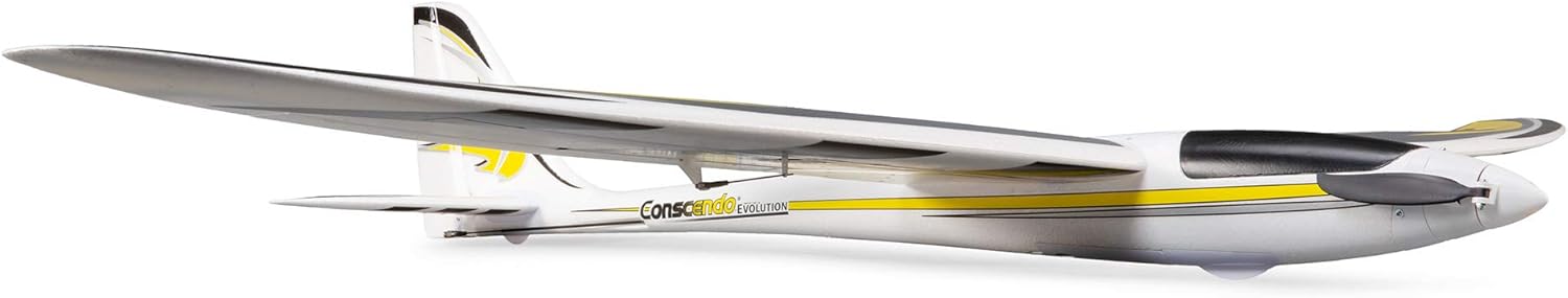E-flite RC Airplane Conscendo Evolution 1.5m BNF Basic Transmitter Battery and Charger Not Included with Safe Select EFL01650