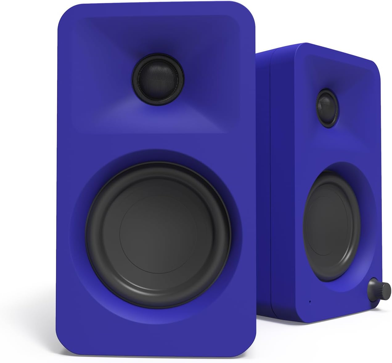 Kanto ORAML 100W Powered Reference Desktop Computer Speakers with Bluetooth 5.0 and USB-C Input | Bi-Amplified | 100 Hz Automatic Crossover | Reference Quality Sound | Pair | Purple