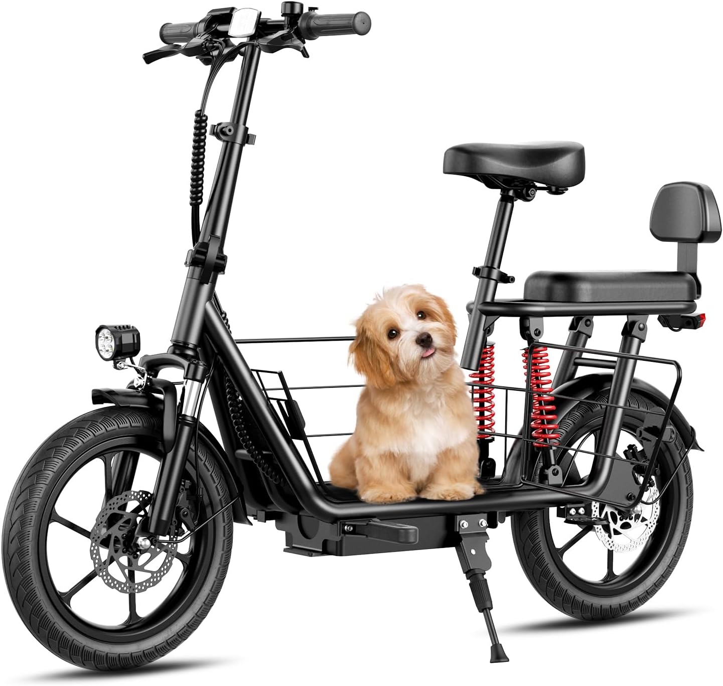 Adults Electric Scooter with Seat, 12.5