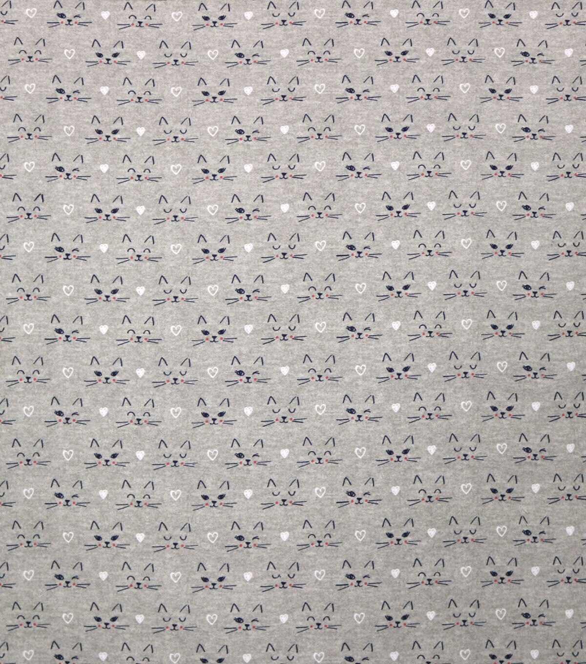 Hearts and Whiskers Super Snuggle Flannel Fabric