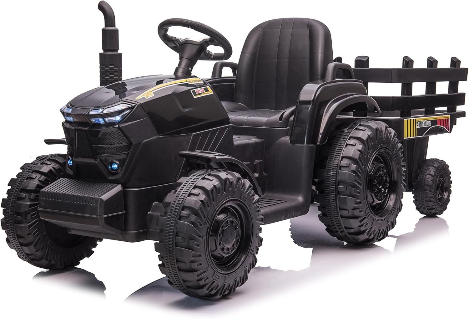 Ride on Car 7AH Electric Vehicle 12V Black Christmas Birthday Gifts for Boys Girls