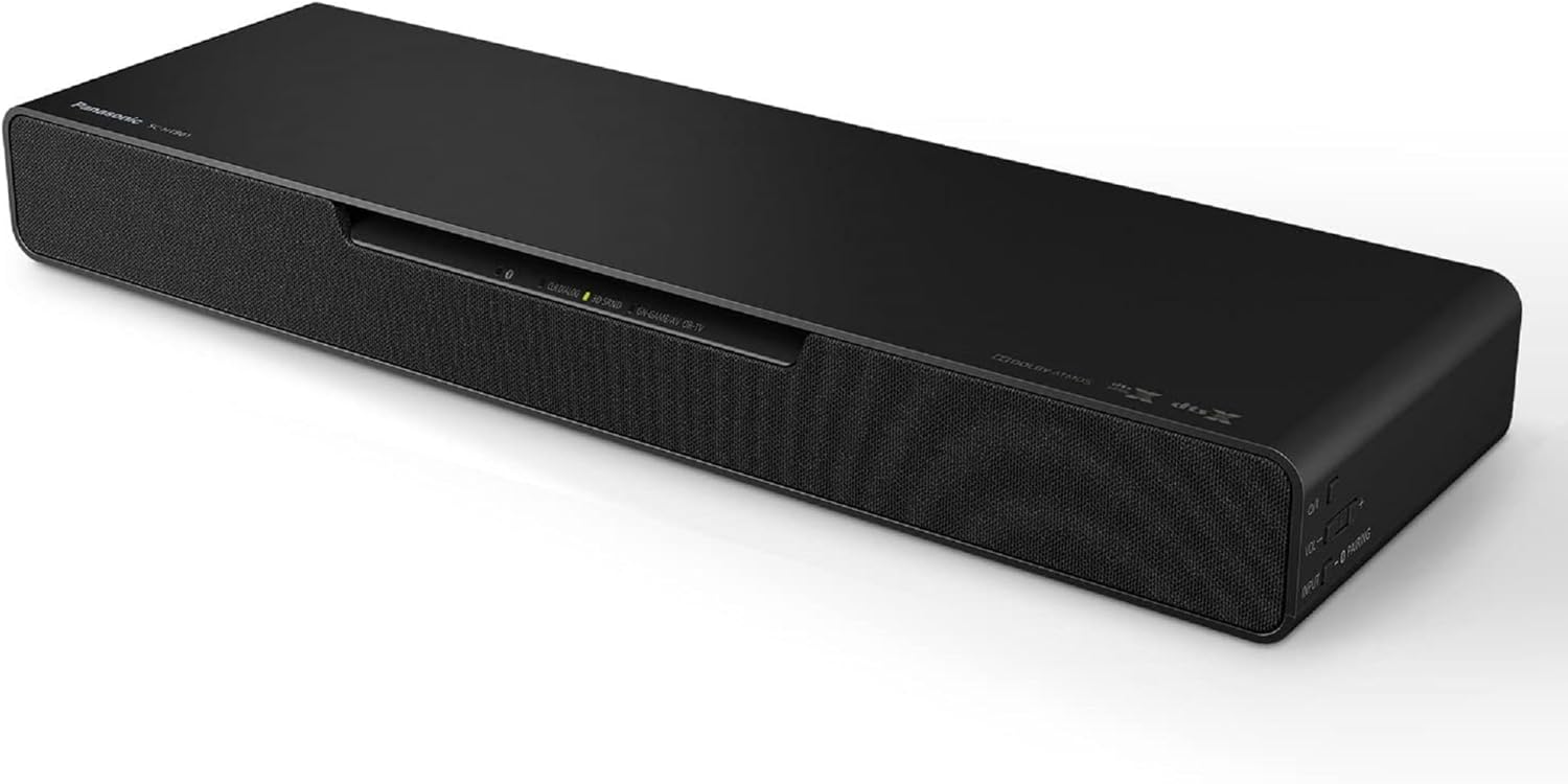 Panasonic SoundSlayer Dolby Atmos Soundbar for TV with Built-in Subwoofer