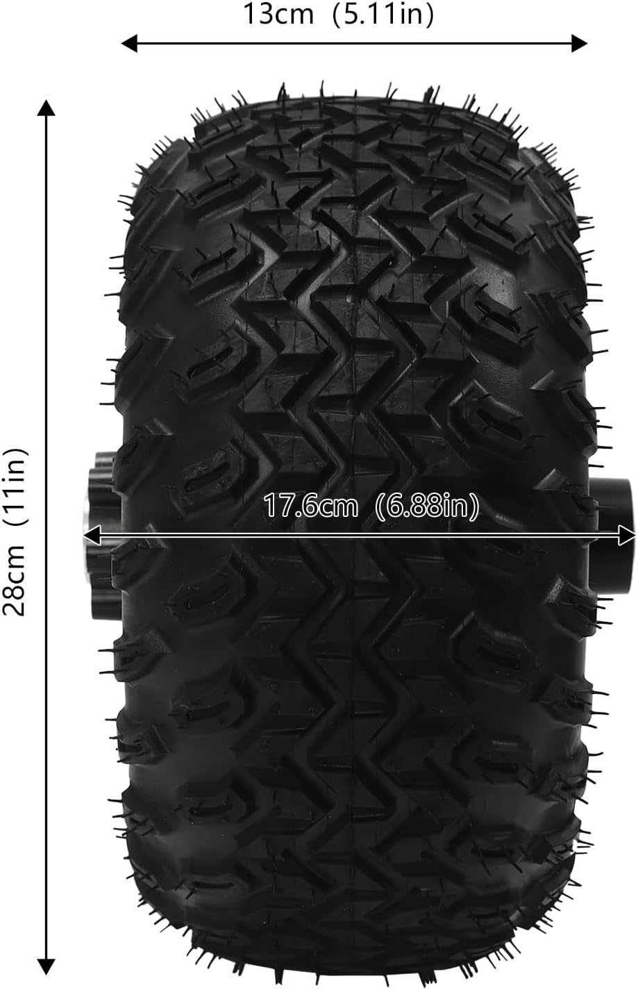 10 Inch Motor Drive Air Wheel Conversion Kit Electric Scooter Air Wheels Conversion Kit Double Wheel Set for Go-Karts Beach Scooter Trolley Cart and Wheelchair (Digital Display Throttle, 24V 250W)