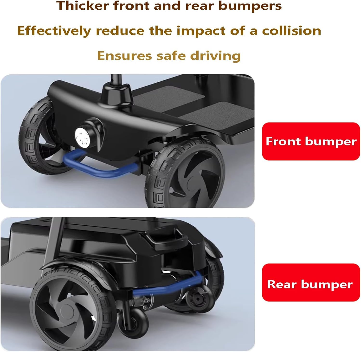 Elderly Four-Wheeled Scooter Electric Small Elderly Battery Car Foldable Lightweight Disabled Power-Assisted Electric Vehicle