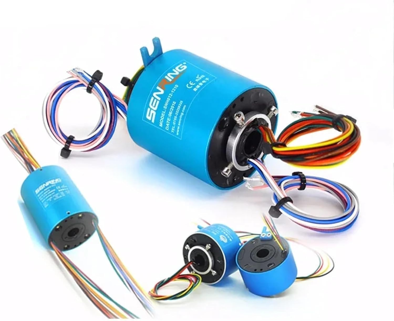 Through Hole Slip Ring 2/6/12/18/24 Channels 2A/5A/10A Current Slipring Hollow Rotate Connector Hole 8-100mm Conductive Rings(8X35mm 6CH 5A)