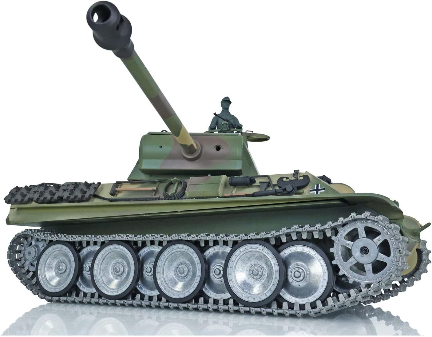 Toucan RC Hobby Pro Ver Henglong 1/16 Rc Tank Tk 7.0 Panther G Bb Airsoft 3879 Model Metal Tracks Wheels Motor Ir Combat