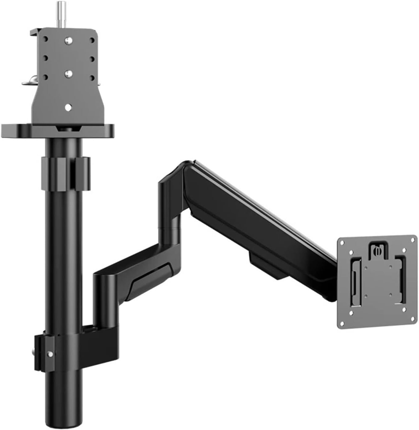 14-36 inch gas spring height adjustable screen stand monitor stand full motion desktop mount computer stand load-bearing 12 kg H3