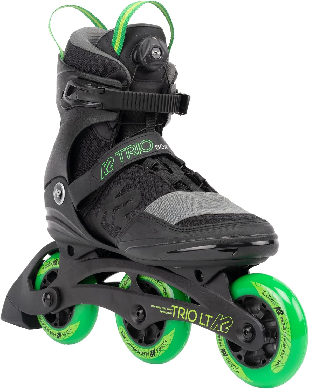K2 Trio LT 100 BOA Mens Urban Inline Skates