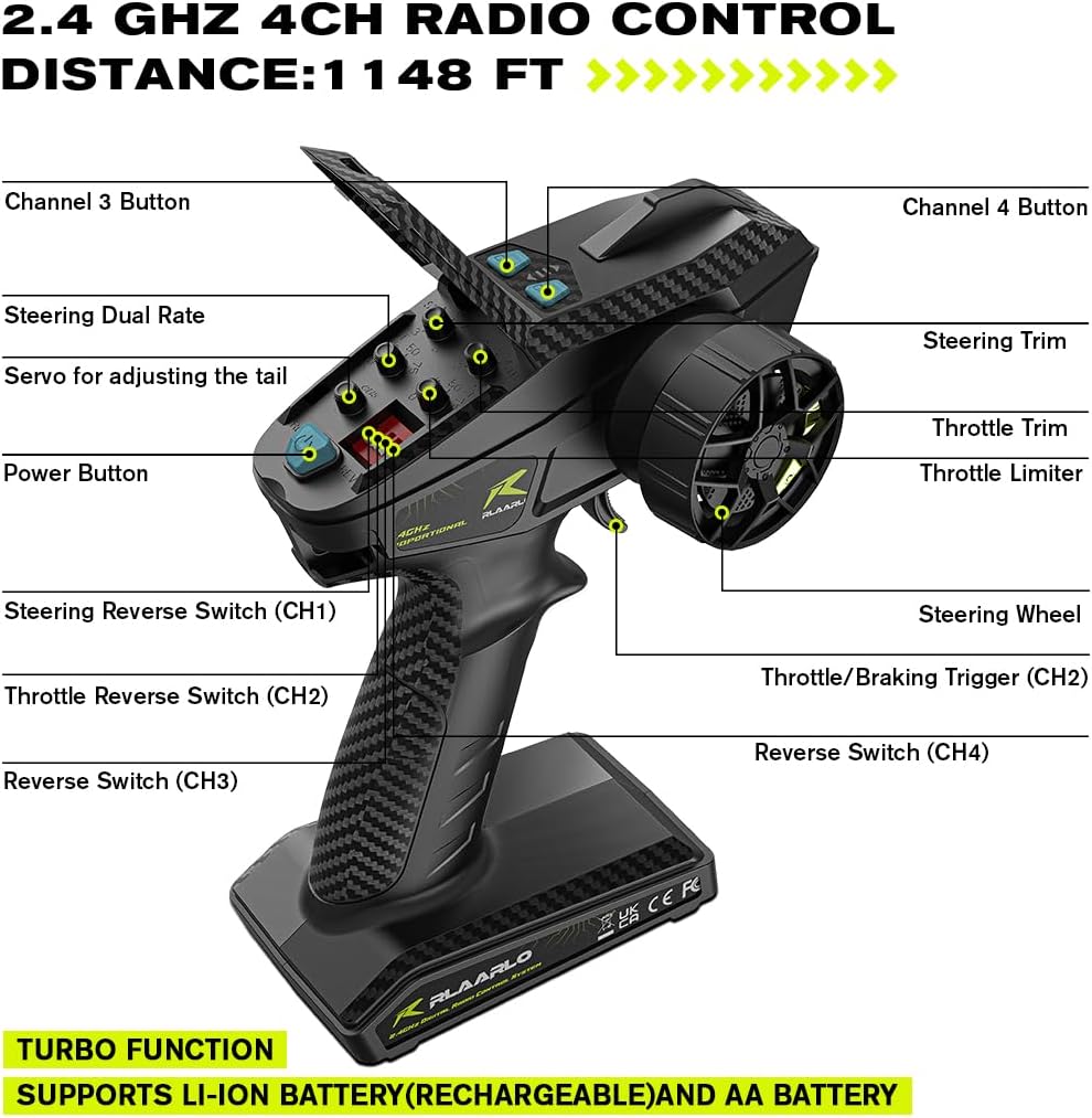 AMORIL RLAARLO 1/10 AK-787 Super Fast Brushless RC Drift Cars for Adults,Max 200KM/H Carbon Fiber On-Road Supercar with 3660 3900KV Brushless Motor,120A ESC,9KG Metal Servo,Waterproof Suitcase