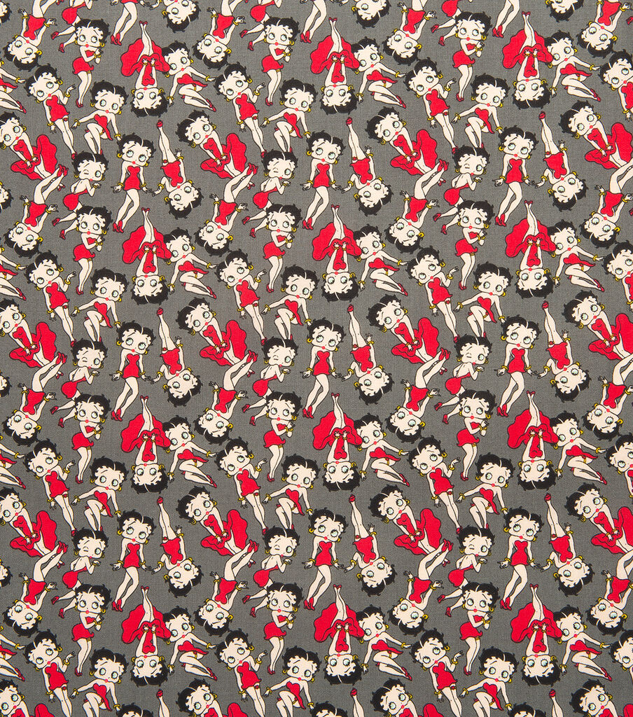 Betty Boop Strike A Pose Cotton Fabric