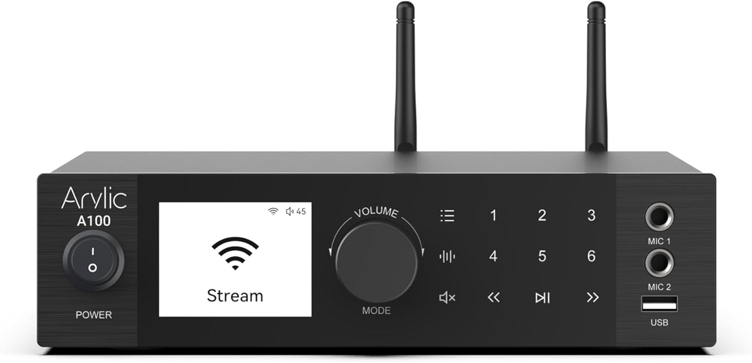 Arylic A100 Wireless Full Digital HiFi Amplifier with FM Radio