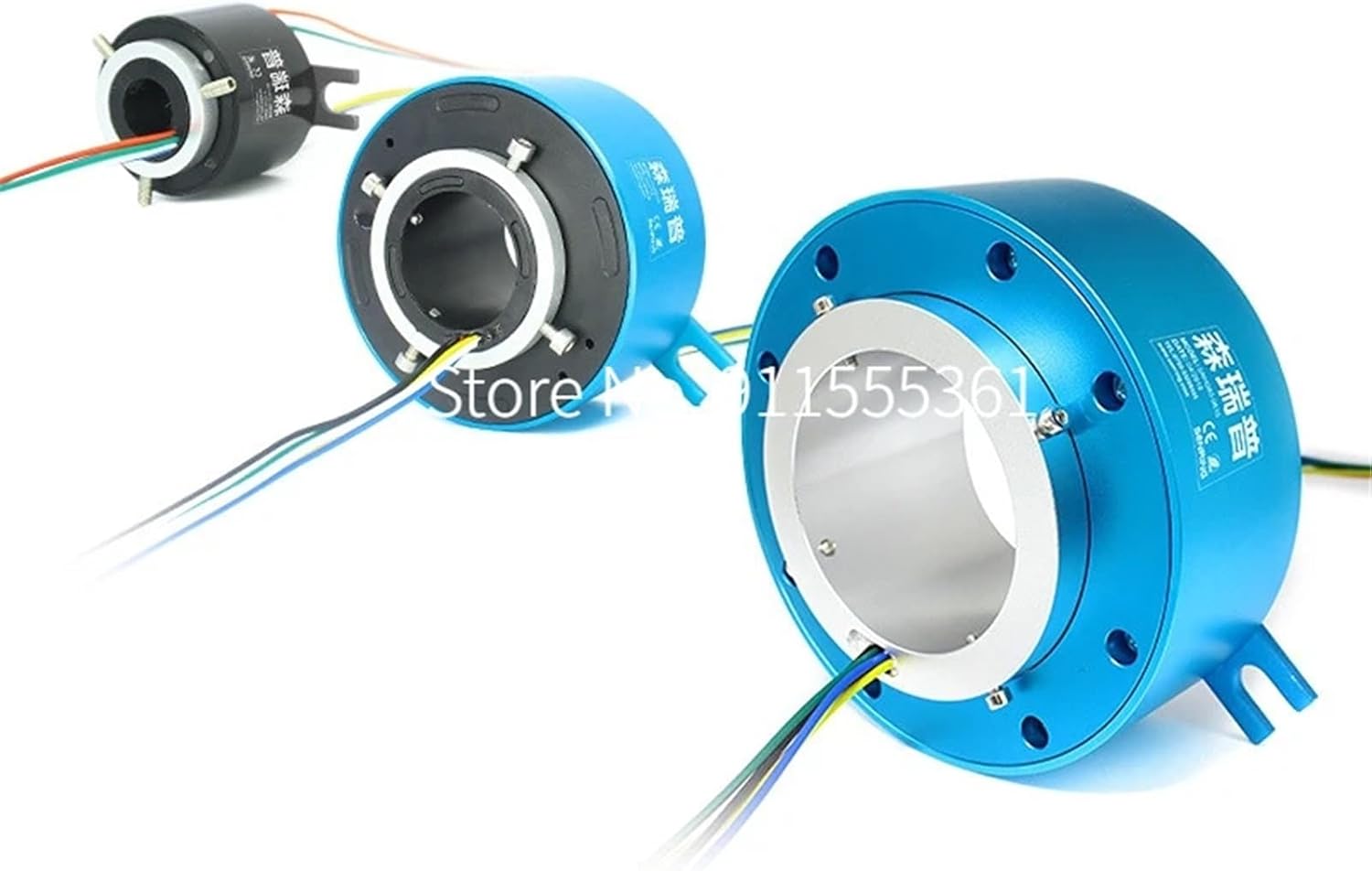 1PCS Through Hole Slip Ring 2/6/12/18/24 Channels 2A/5A/10A Current Slipring Hollow Rotate Connector Hole 8-100mm Conductive Rings(12.7X35mm 12CH 5A)