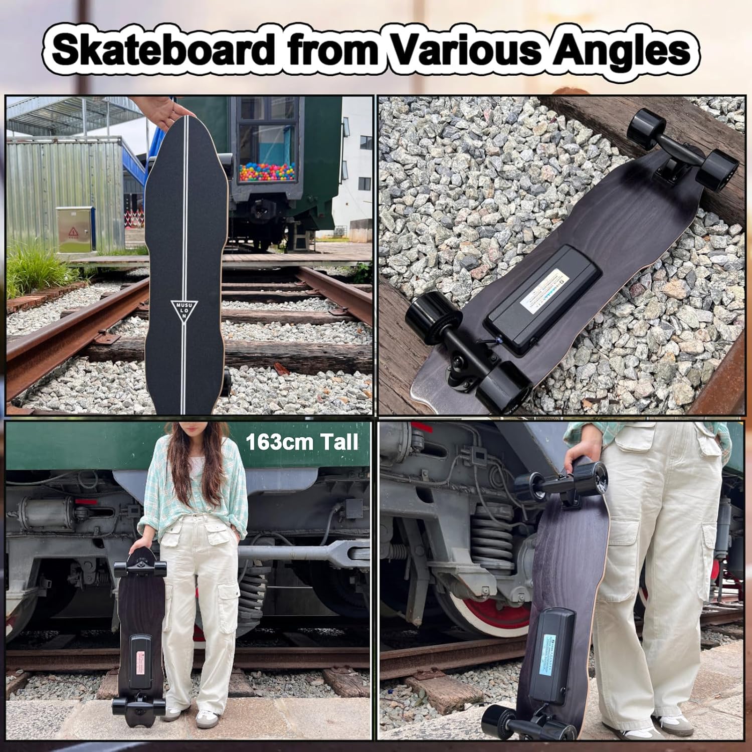 Electric Skateboard,Longboard Adult Skateboard,700W Brushless Motor,for Adults Teens Beginners