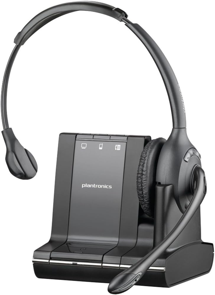 Plantronics PL-83545-01 W710 SAVI 3 in 1 Over-the-Head Monaural