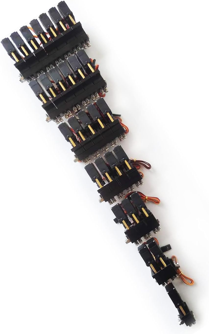 Hydraulic Tools Set Mini Hydraulic 1/2/3/4/5/6/7 CH Directional Valve with Servos for RC 1/12 Hydraulic Excavator Loader Engineering Vehicle Parts (Color : 6CH) (4ch)