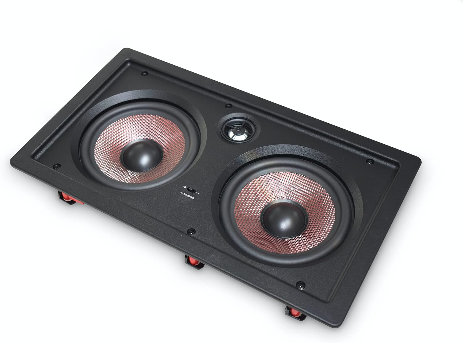 Soundavo IW-680CF Multi-Purpose Dual 6.5 2-Way in-Wall LCR Speaker (Each)