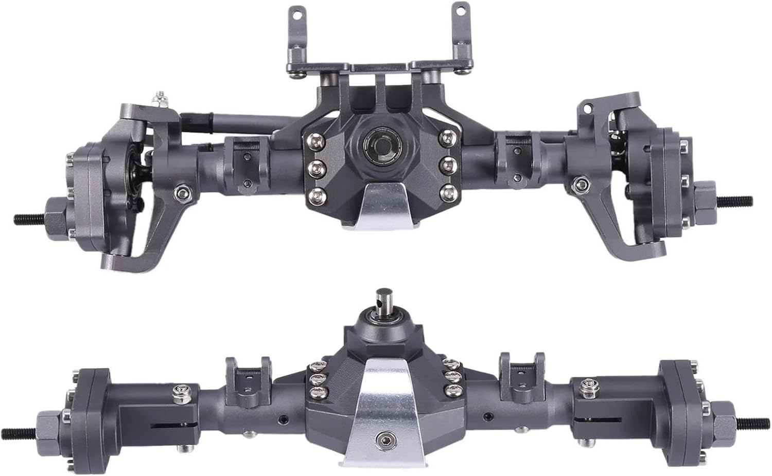 RC Vehicle Axles Compatible with Axial for SCX10 II 90046 for RC4WD D90 RGT 86100 for Redcat GEN8 RC Car Front Rear Axle Set Upgrade Parts Accessories(Color3)