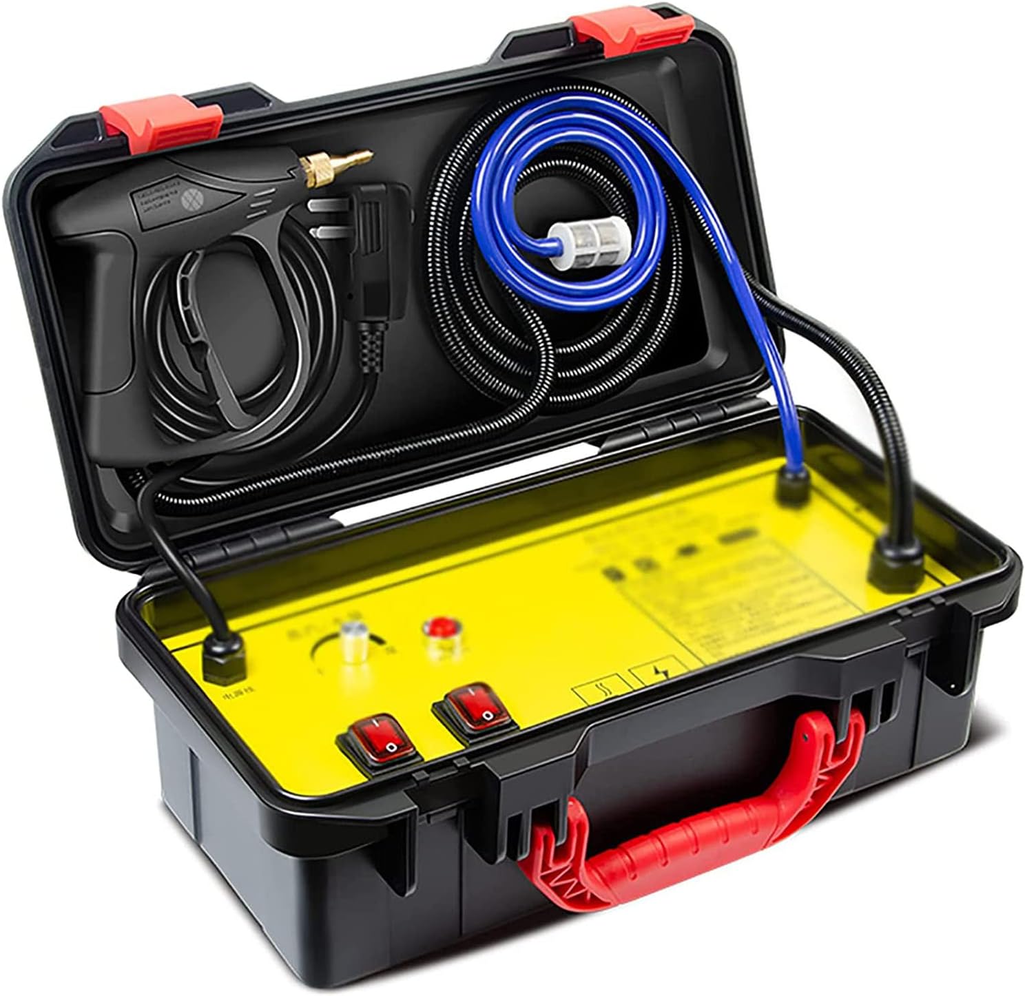 Steam Cleaner, High Temperature High Pressure Steam Cleaner, Kitchen Hood Cleaning Steam Cleaning Machine for Stain Removal, Curtains, Car Seats, Floor, Window Cleaning, 3000W