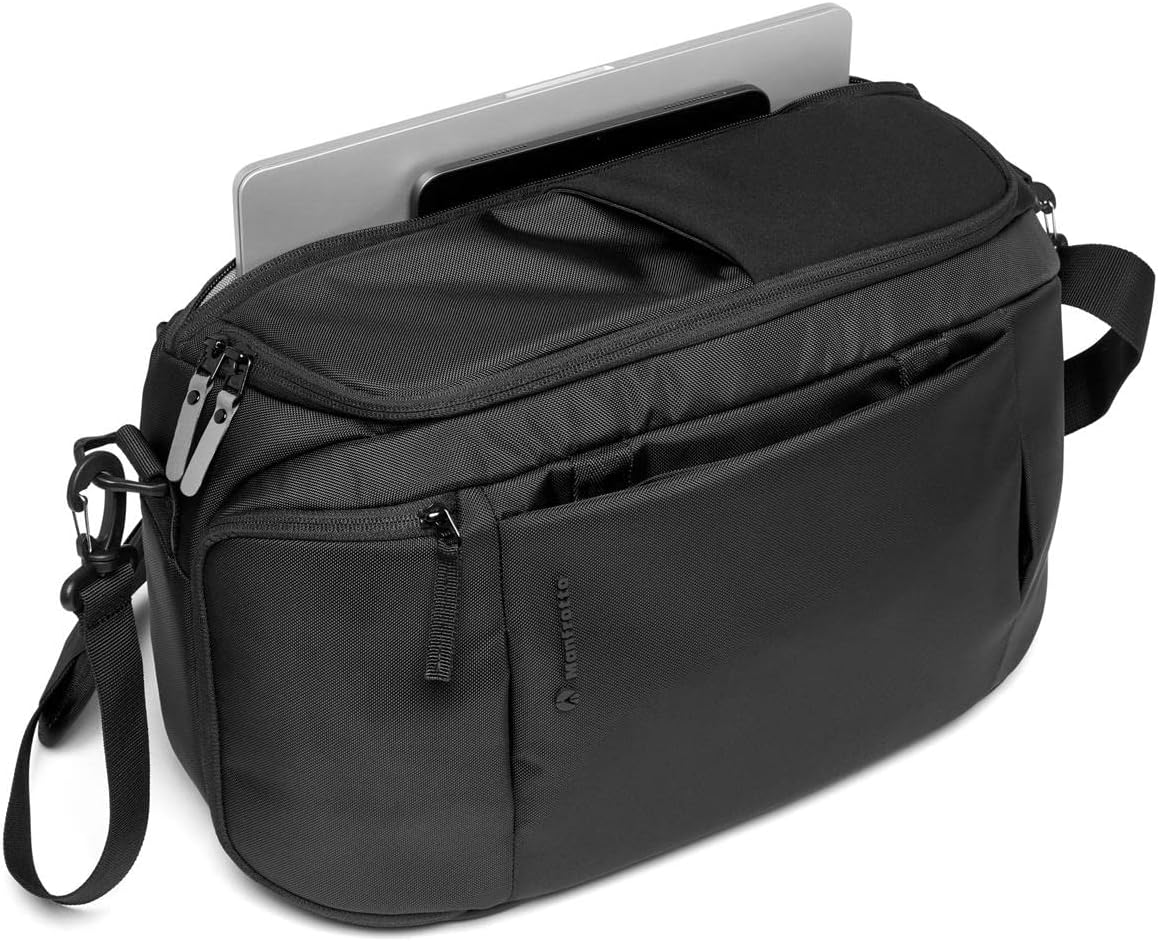 Manfrotto Advanced Hybrid III Professional Camera Backpack Suitable for Mirrorless Camera with Lenses and Laptop, Convertible to Shoulder Bag, with Tripod Mount and Removable Camera Unit