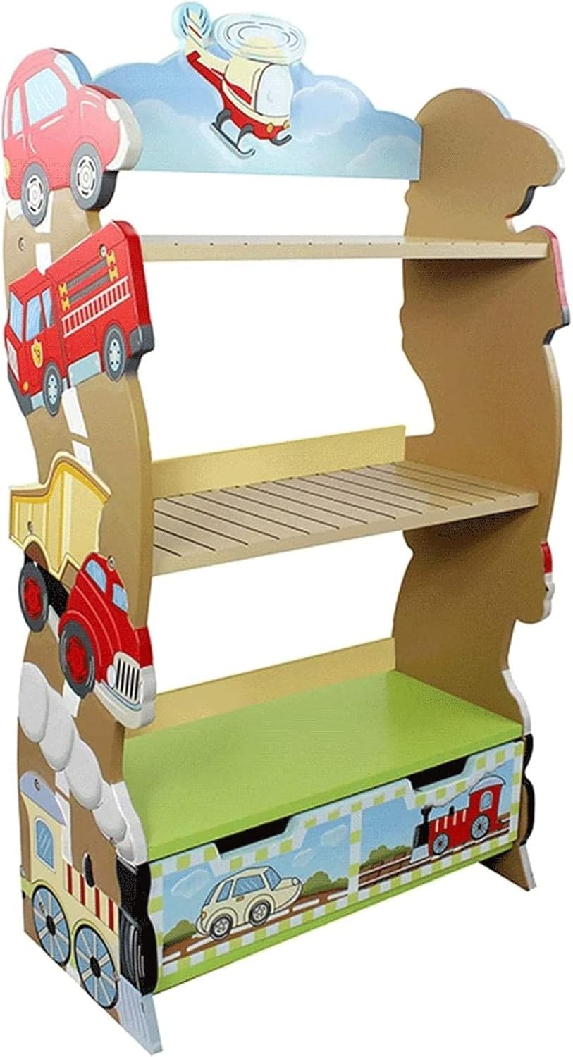 ABGRC Bookcase Bookshelf Multifunctional Bookcase Storage Function Home Floor Standing Storage Shelf Shelving Unit Stable Without Shaking Stable