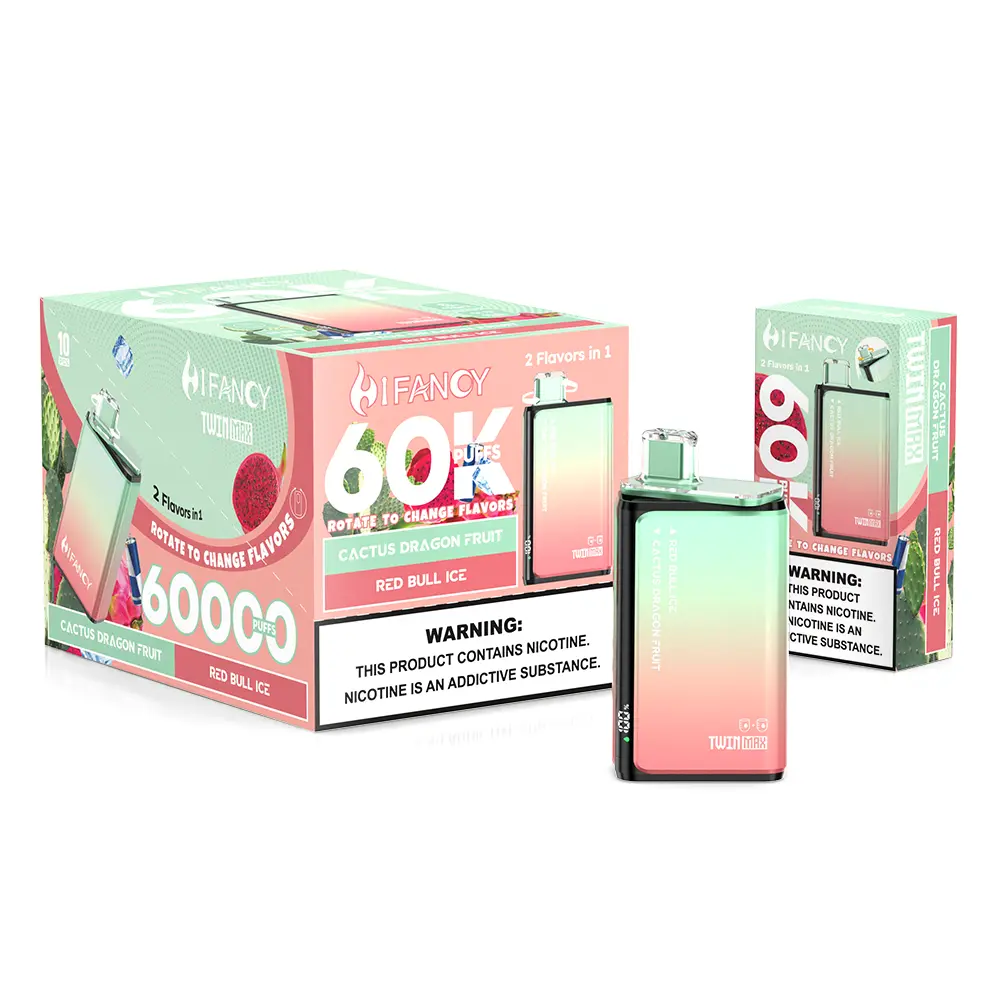 HIFANCY TWIN MAX 60K 2 in 1 (10pcs) - MYEU VAPES