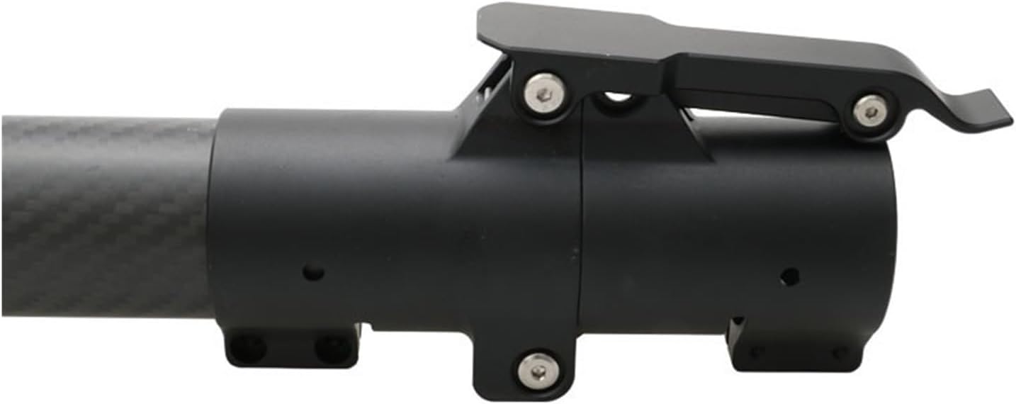 4PCS Carbon Fiber Short Arm Shaped Type 40mm 50mm Pipe Connection Clip Tube Clamp for RC Multi-rotor Plant Agriculture UAV Drone(50mm)