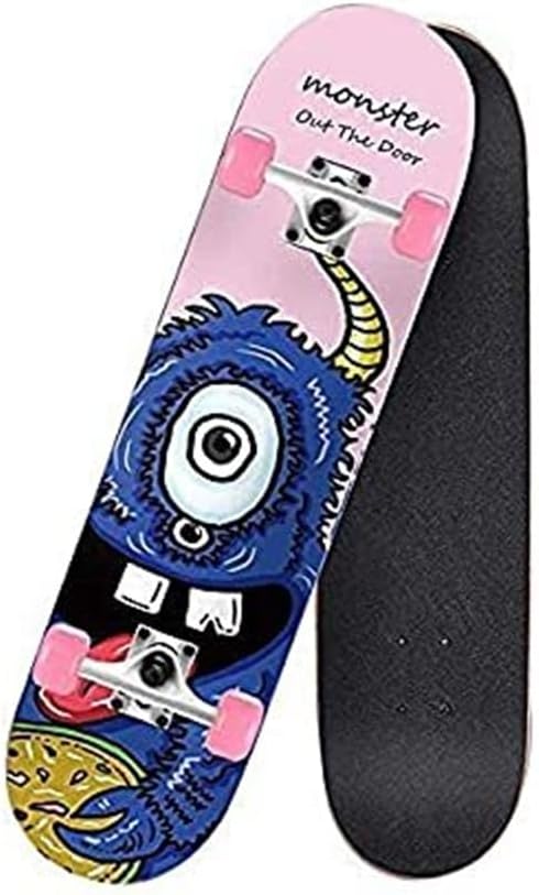 Four-Wheel Skateboard 31-Inch Standard Maple Unisex Street Dance Cruiser