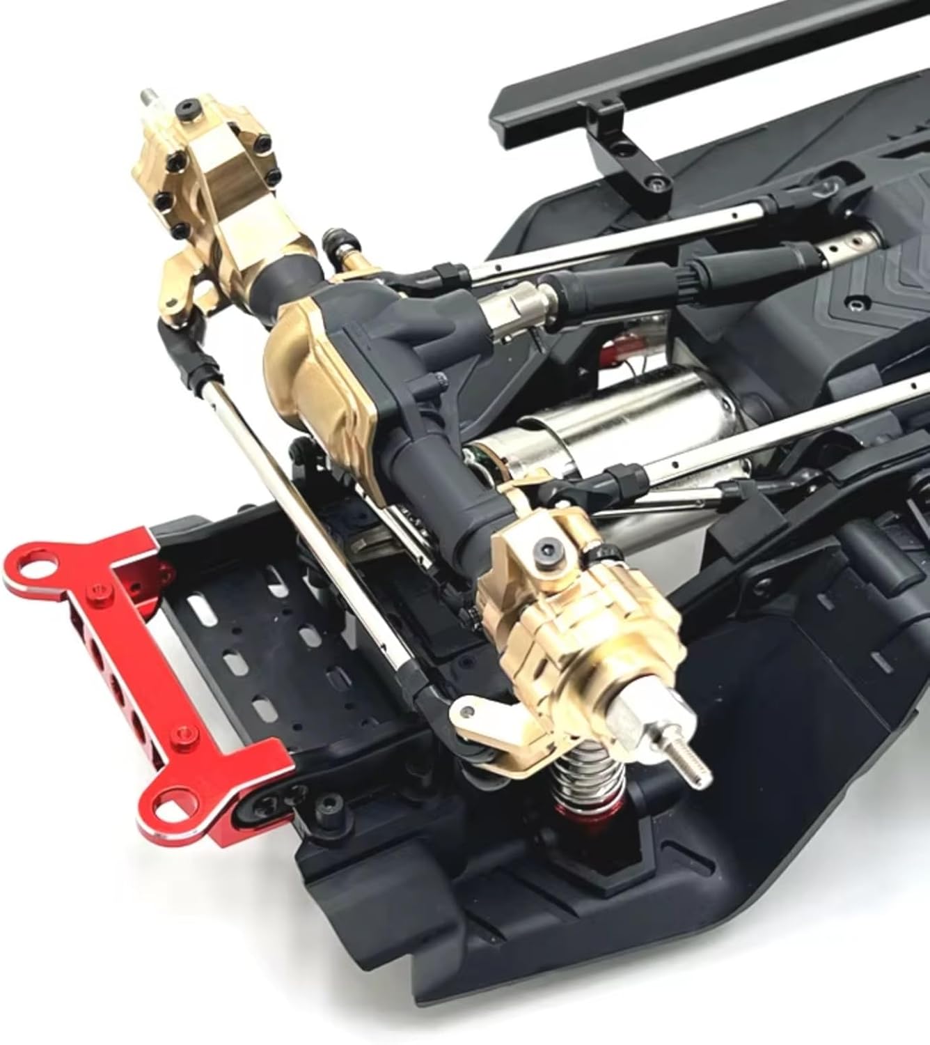 RC Models Parts For WLtoys 104006 104010 104020 104026 1/10 RC Car Parts Brass Upgrade Kit Modification Accessories