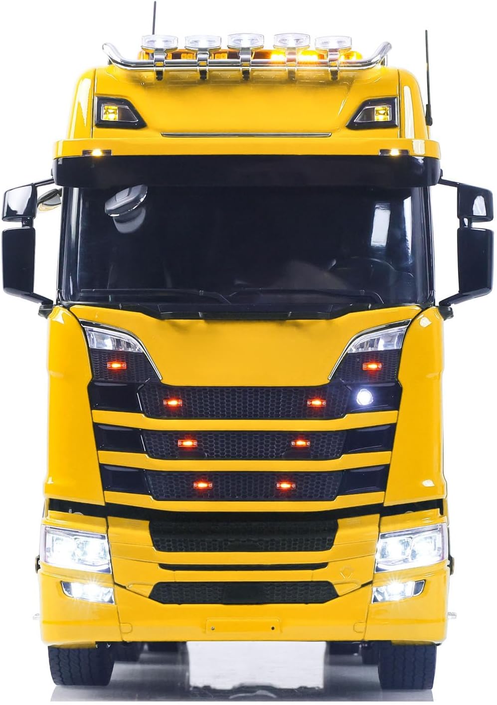 TOUCAN RC HOBBY 8X8 1/14 RC Tractor Truck 770S Metal Transmission with Transfer Case 3Speed Gearbox Light Sound System Painted Model No Charger