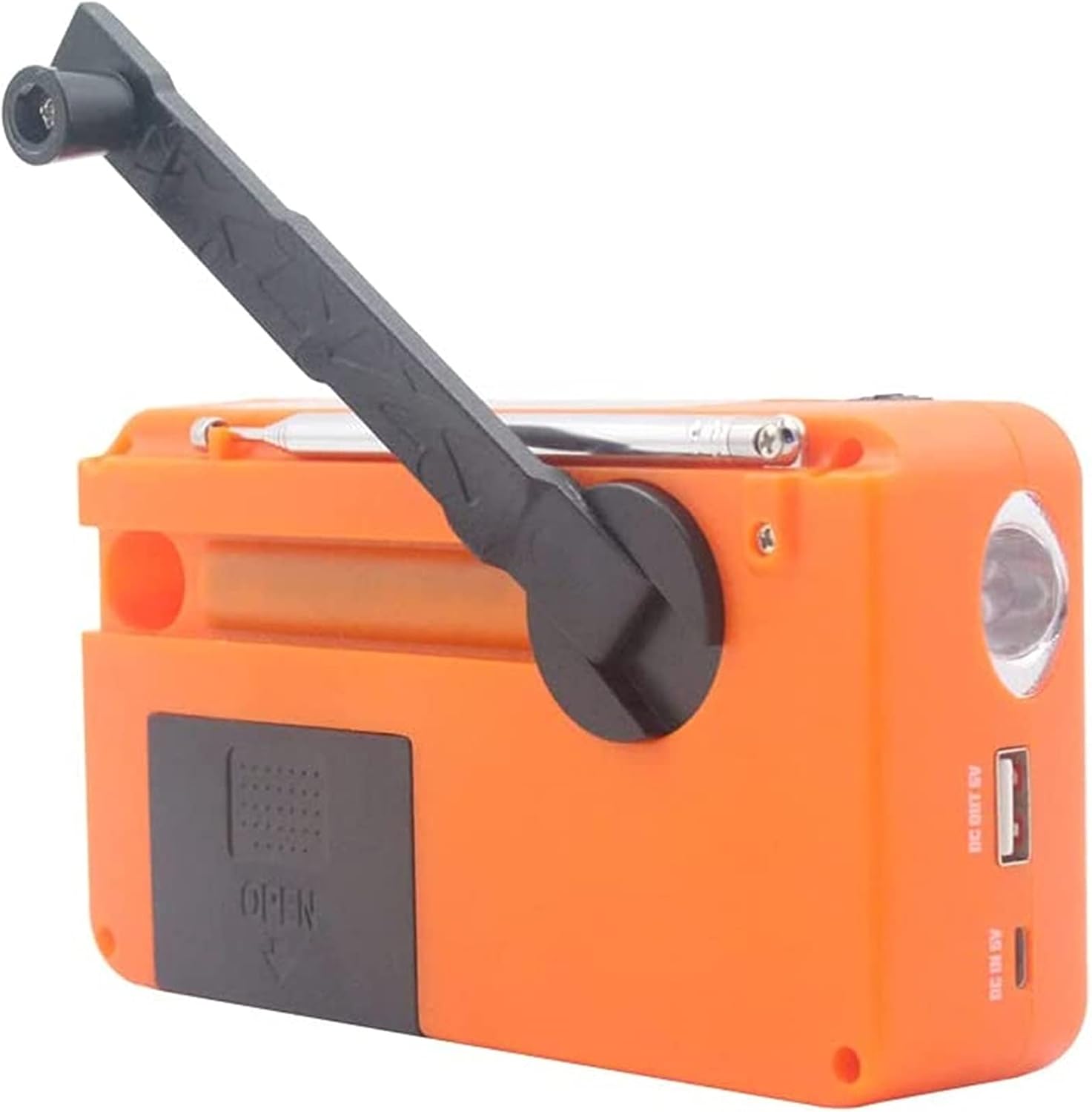 Emergency Hand Crank Radio Portable Camping Solar AM/FM/NOAA Weather with Reading Lamp