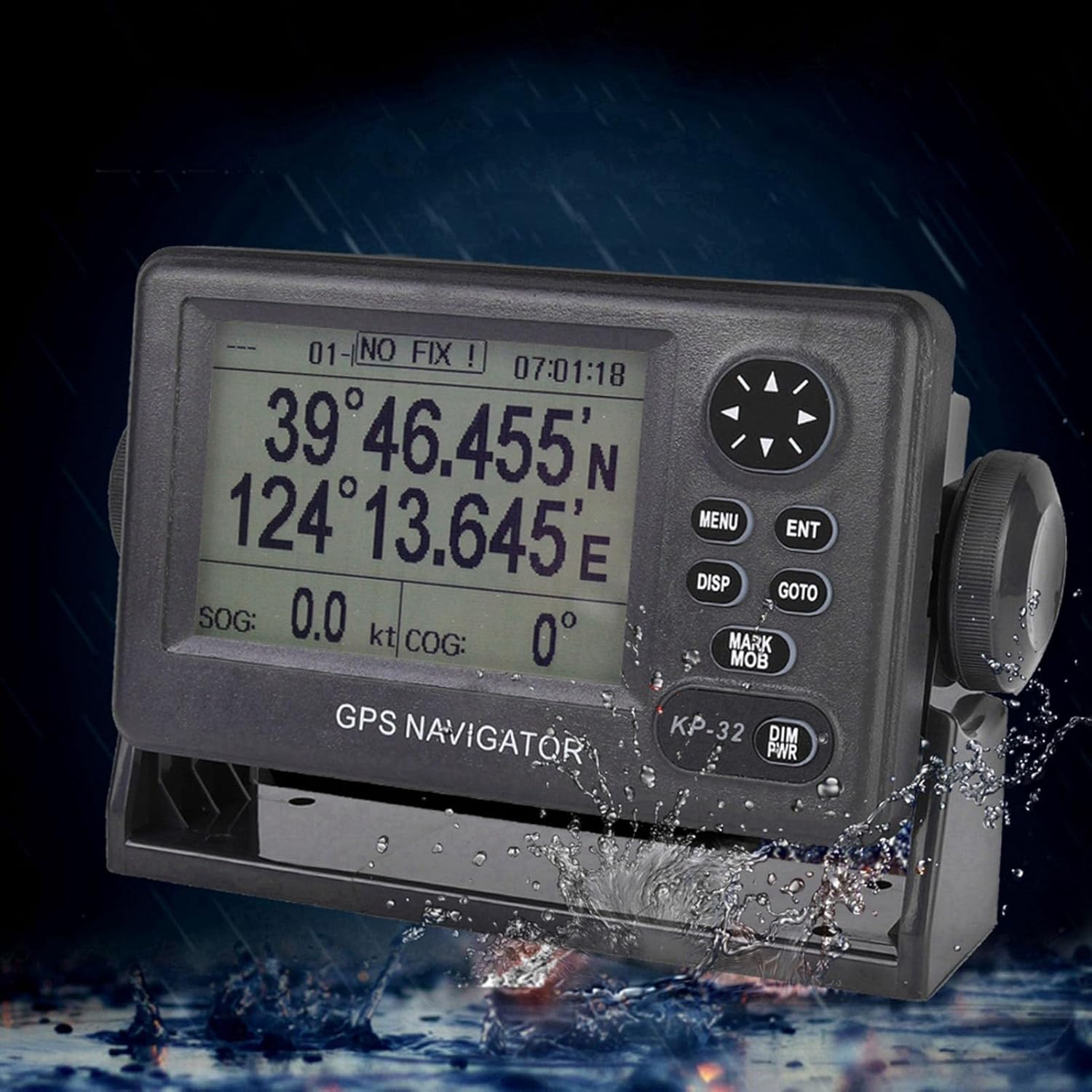 Navigation Positioner, 4.5 LCD Display Marine Navigator Navigation Locator for Boat