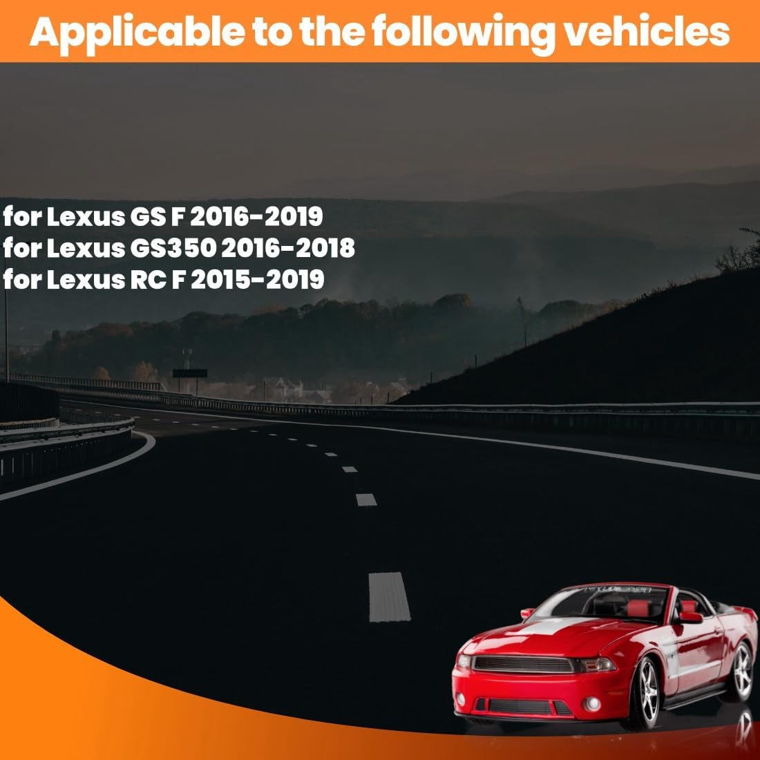 Arrhythmic Set (2) Brake Rotors Front Left Right Automotive Replacement for Lexus RC F 5.0L 2015 2016 2017 2018 2019, for Lexus GS F 5.0L 2016 2017 2018 2019, for Lexus GS350 3.5L 2016 2017 2018