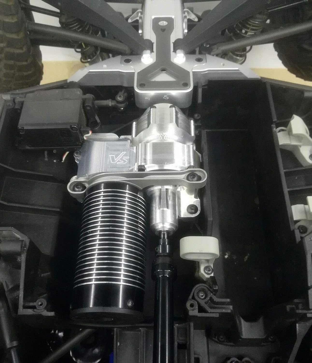 VITAVON & VOTACH Remote car Control Center Alu CNC RC Center Transmission/tranny for Traxxas UDR 1:7#8591