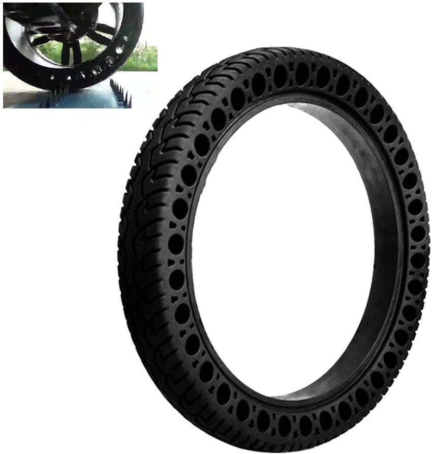16 Inch 16x1.95/2.50 Honeycomb Explosion-Proof Tires, Wear-Resistant, Non-Slip Maintenance-Free Solid Tires for Electric Scooter