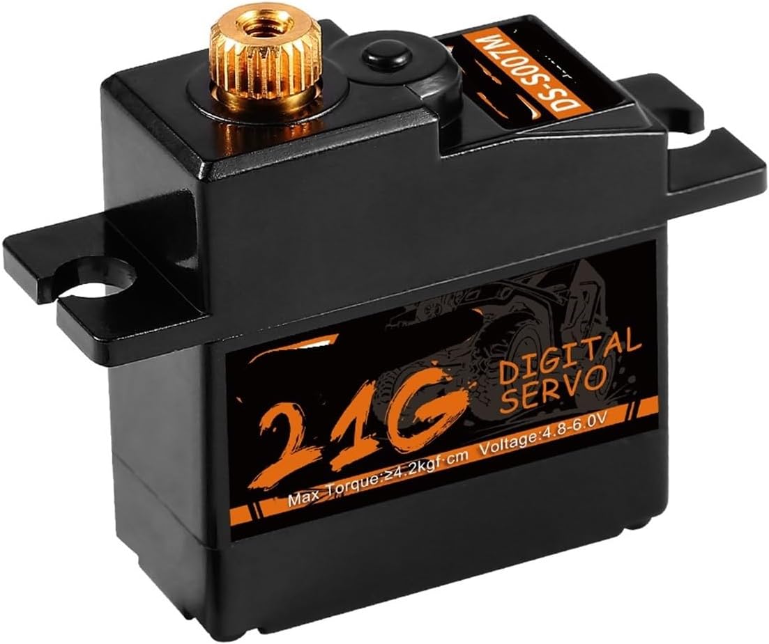 1/5/10/20pcs 21g Metal Gear Mini Servo 17g Servo Suitable for 1:18 1:16(20PCS)