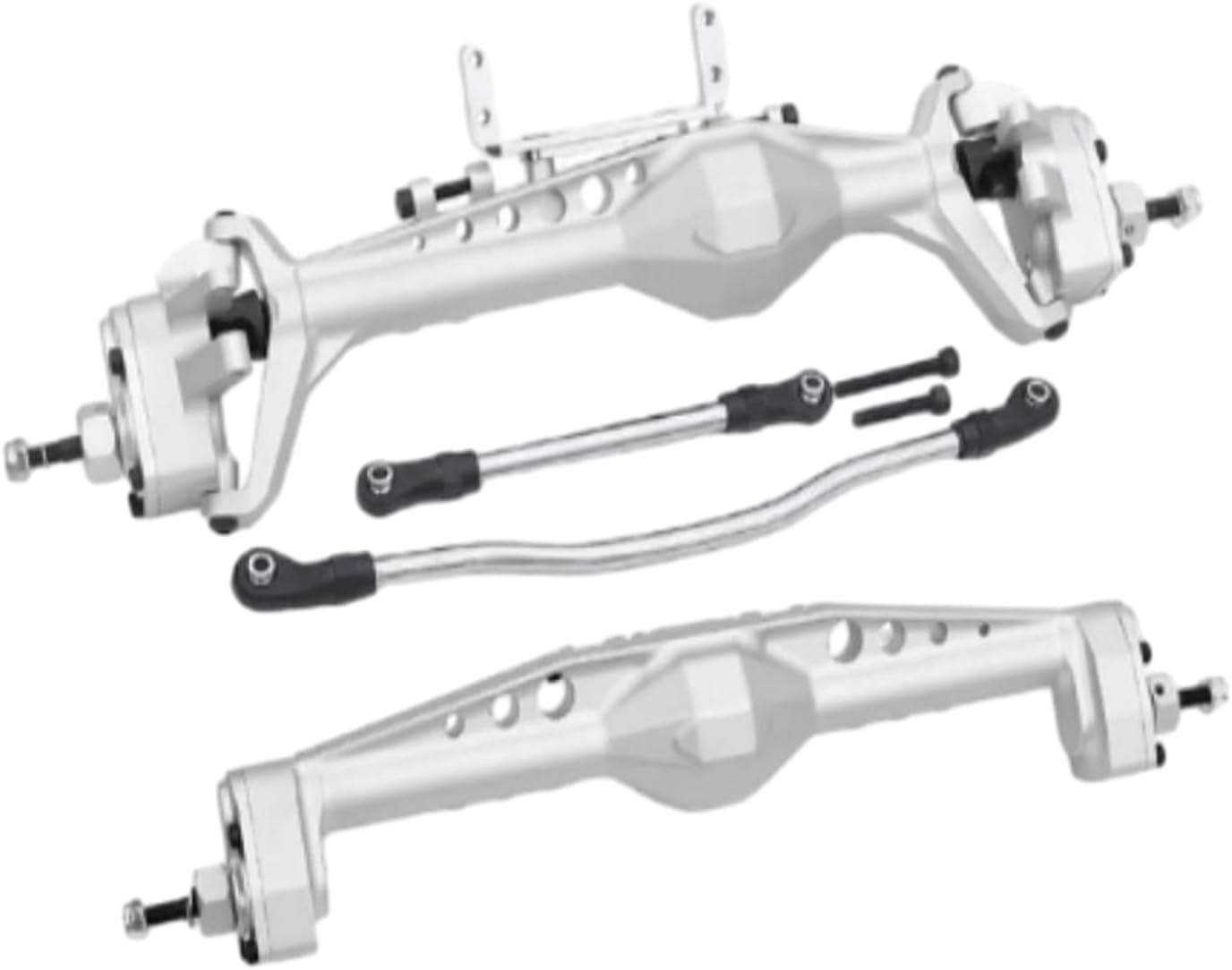 RC Vehicle Axles Compatible with Axial for Capra 1/10 RC Car Part RC Car Accessories RC Upgrade Part Aluminum Alloy Protector Rc Front Rear Axle